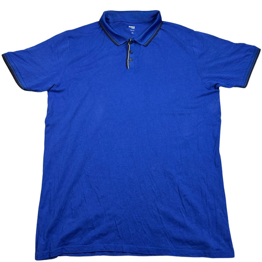 Dunnes Stores® Blue Polo Shirt Slim Fit-2XL