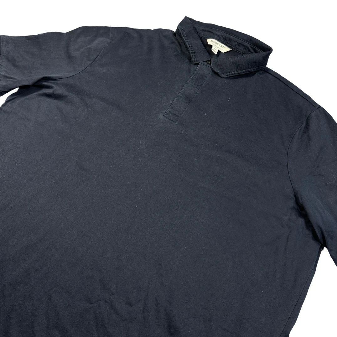 Autograph® Navy Polo Shirt Supima Cotton-2XL