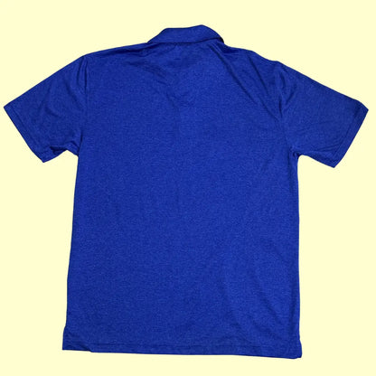 Sport-Tek Performance Polo Shirt in royal blue with NPRC logo.