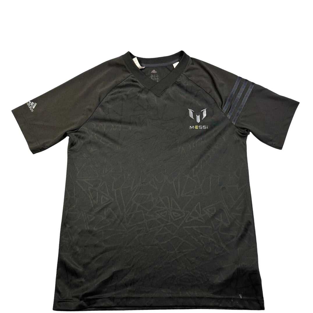 Adidas® Black Sports T Shirt Messi-L