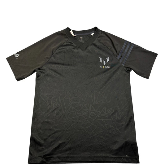 Adidas® Black Sports T Shirt Messi-L