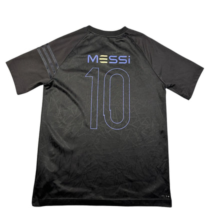 Adidas® Black Sports T Shirt Messi-L