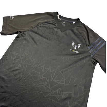 Adidas® Black Sports T Shirt Messi-L