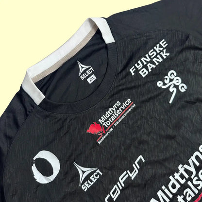 Select Sports Jersey in black with multiple sponsor logos