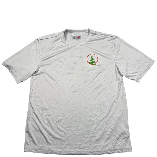 A4® White Sports T Shirt Graphic-S