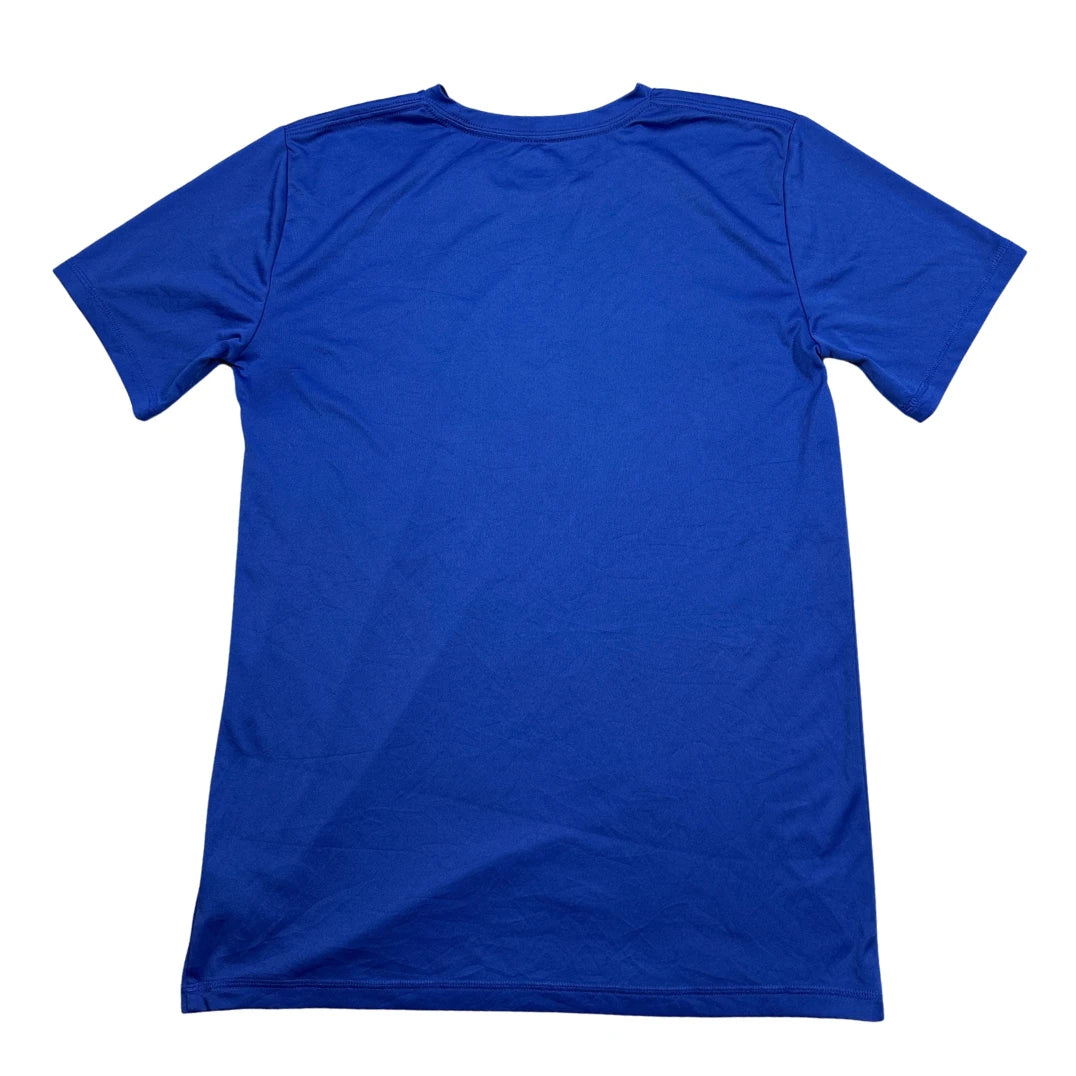 Adidas® Blue Graphic T Shirt-YL