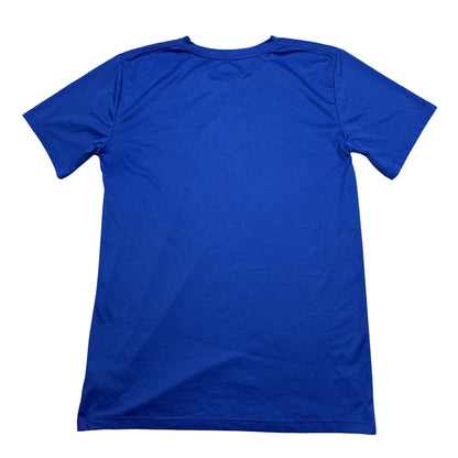 Adidas® Blue Graphic T Shirt-YL