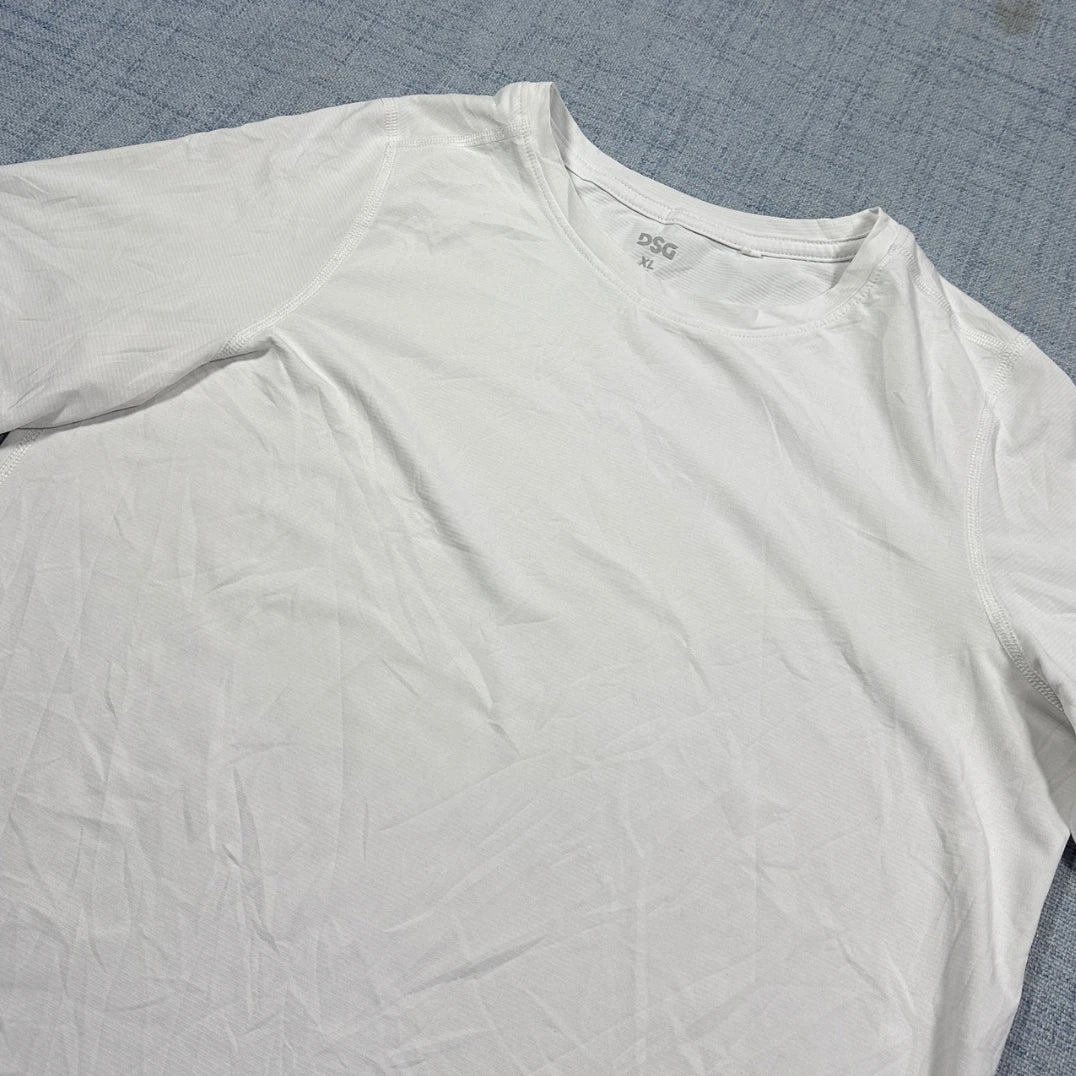 DSG® White Performance T Shirt-YXL
