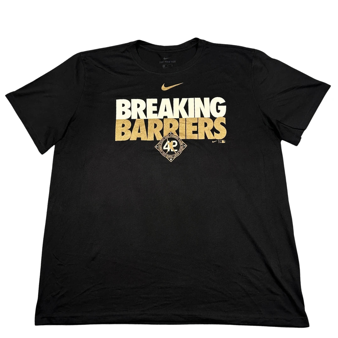 Nike® Black Dri Fit Graphic T Shirt-XL