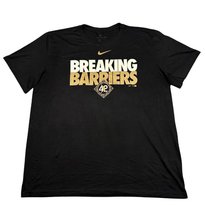 Nike® Black Dri Fit Graphic T Shirt-XL