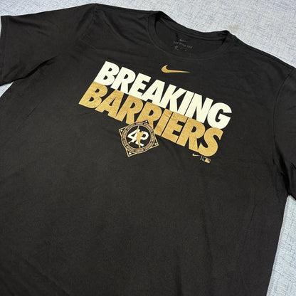 Nike® Black Dri Fit Graphic T Shirt-XL