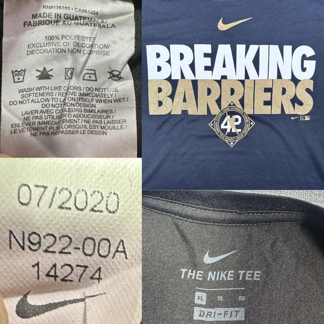 Nike® Black Dri Fit Graphic T Shirt-XL