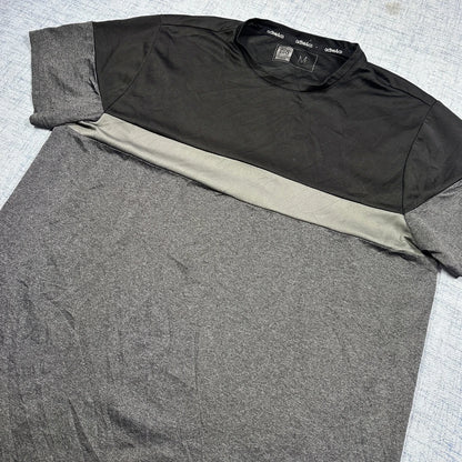 Active Co® Black Gray Performance T Shirt-M