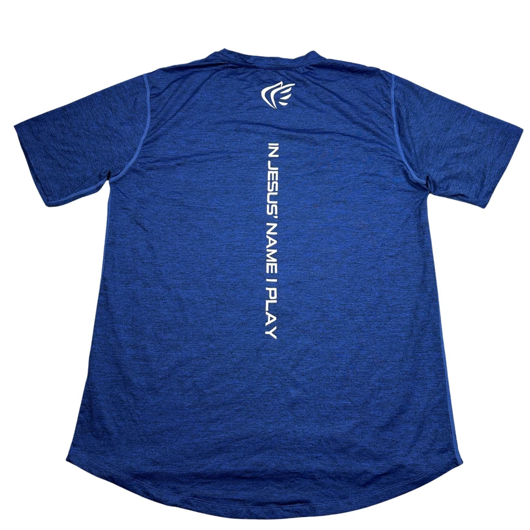 Active Faith® Royal Sports T Shirt-L