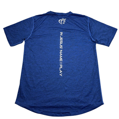 Active Faith® Royal Sports T Shirt-L