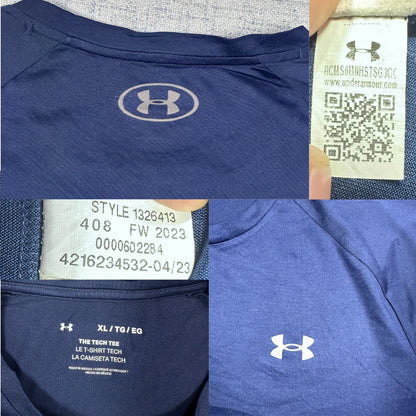Under Armour® Navy Tech Tee-XL