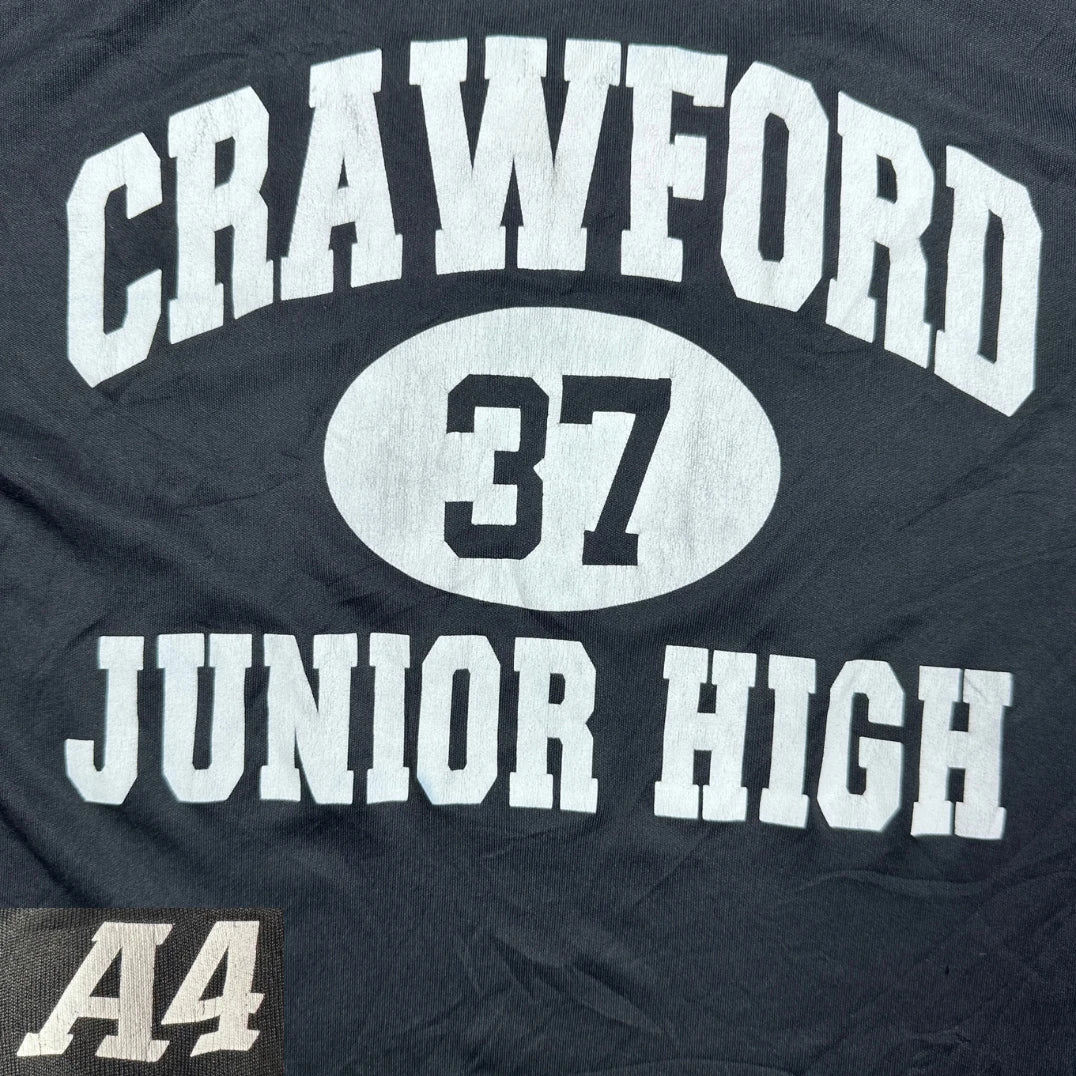 A4® Black Sports T Shirt-S