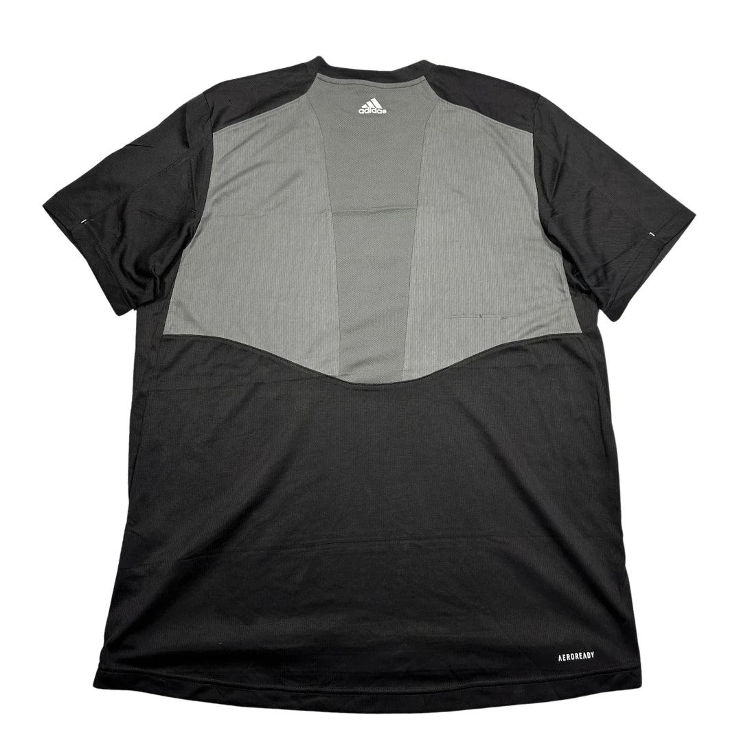 Adidas® Black Athletic T Shirt AEROREADY-M