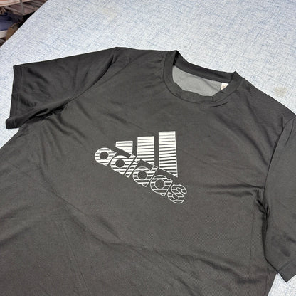 Adidas® Black Athletic T Shirt AEROREADY-M