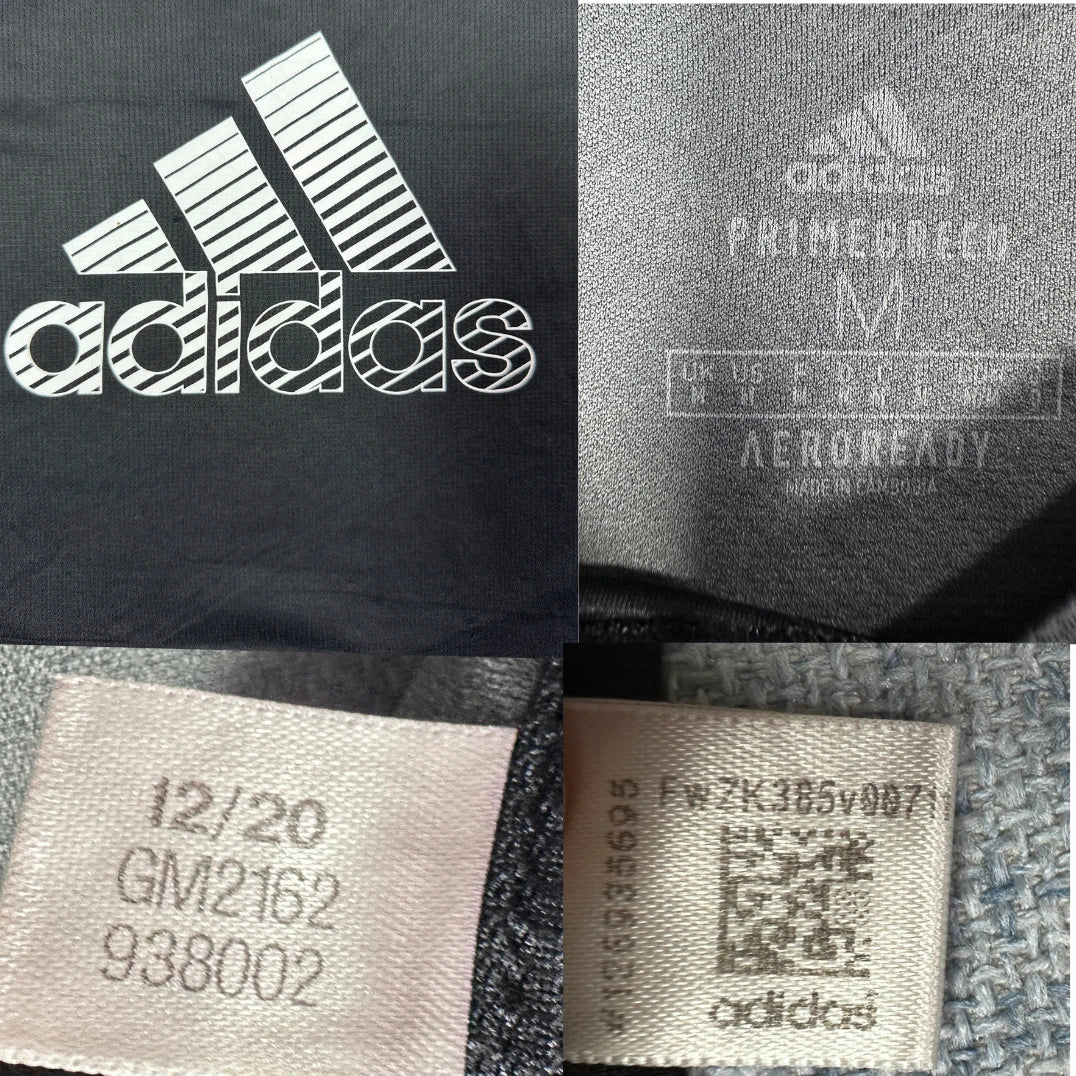 Adidas® Black Athletic T Shirt AEROREADY-M