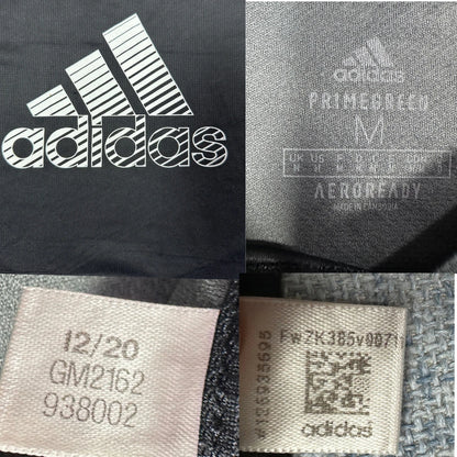 Adidas® Black Athletic T Shirt AEROREADY-M