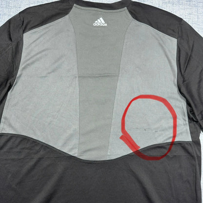 Adidas® Black Athletic T Shirt AEROREADY-M