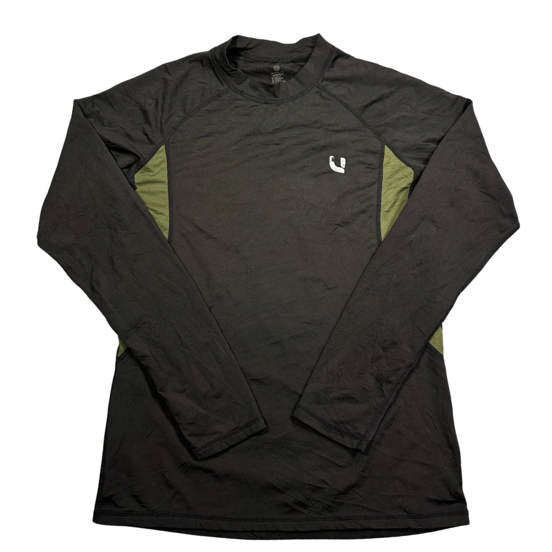 Unbranded Black Long Sleeve Compression Top-M