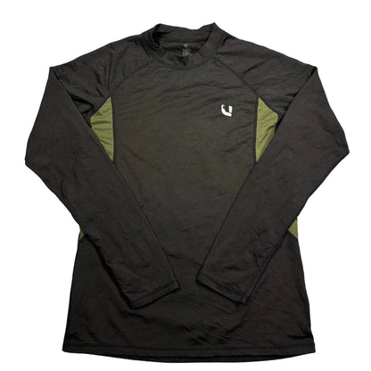 Unbranded Black Long Sleeve Compression Top-M