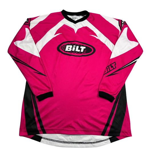BILT® Pink Long Sleeve Motocross Jersey-XL