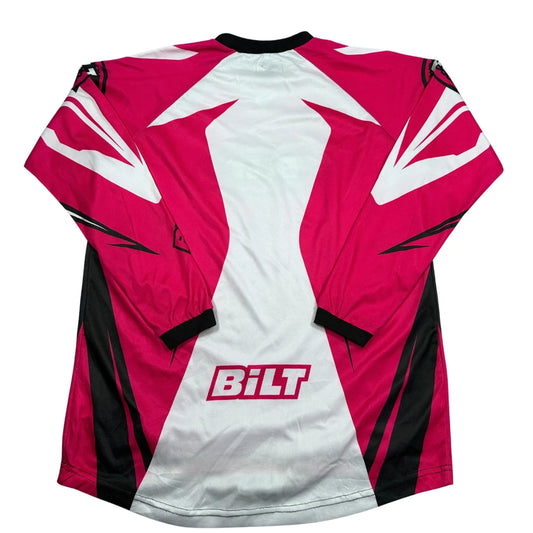 BILT® Pink Long Sleeve Motocross Jersey-XL