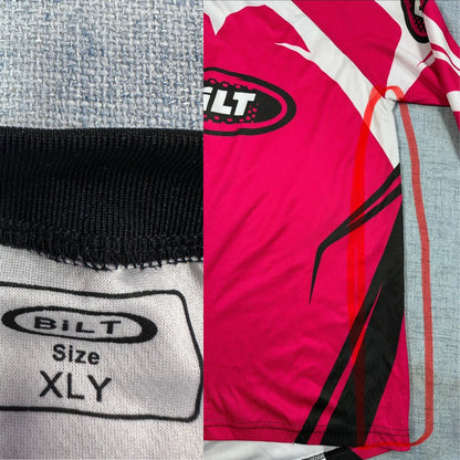 BILT® Pink Long Sleeve Motocross Jersey-XL
