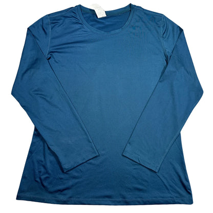 Holure® Teal Long Sleeve Athletic Top-XL