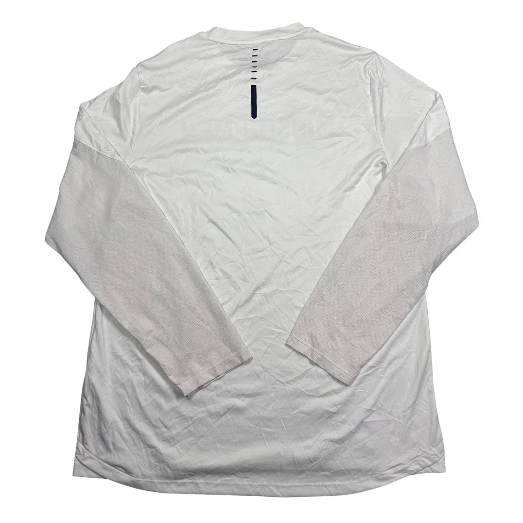 Under Armour® White Midshipmen Long Sleeve Shirt-L