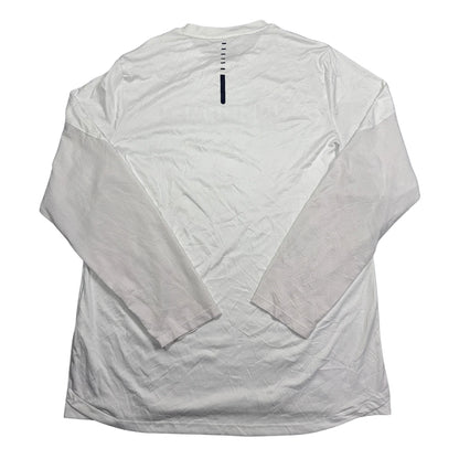 Under Armour® White Midshipmen Long Sleeve Shirt-L
