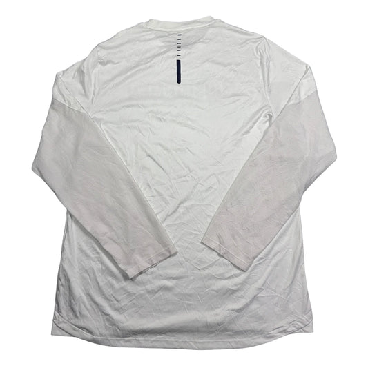Under Armour® White Midshipmen Long Sleeve Shirt-L