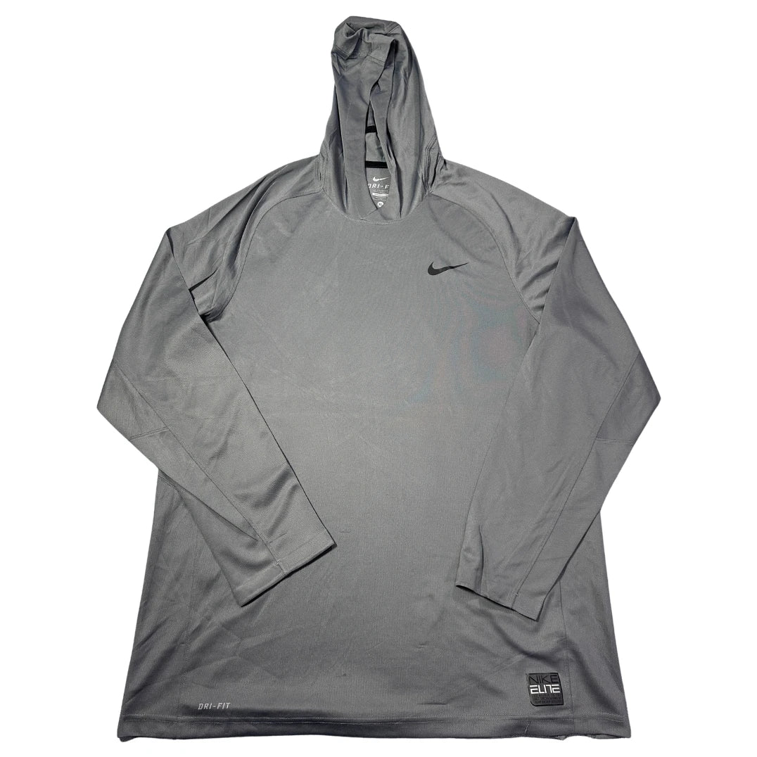 Nike® Gray Dri FIT Hoodie-XL
