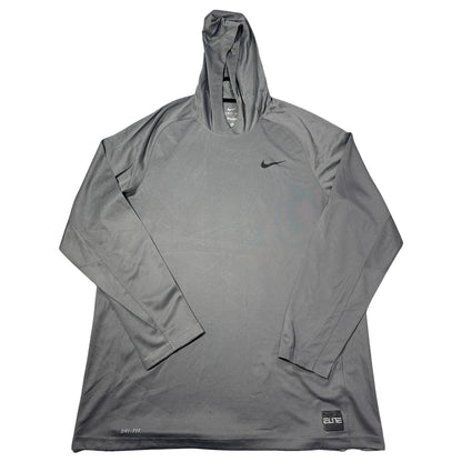 Nike® Gray Dri FIT Hoodie-XL