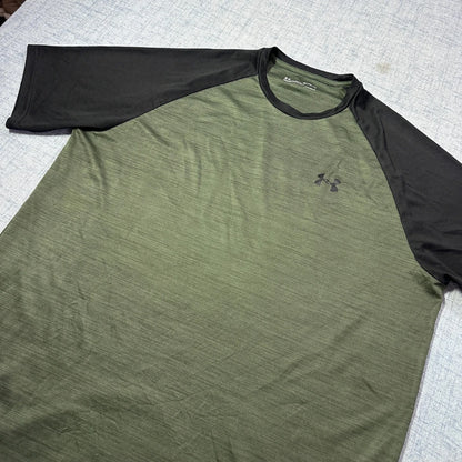 Under Armour® Olive Sports T Shirt-XL