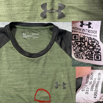 Under Armour® Olive Sports T Shirt-XL