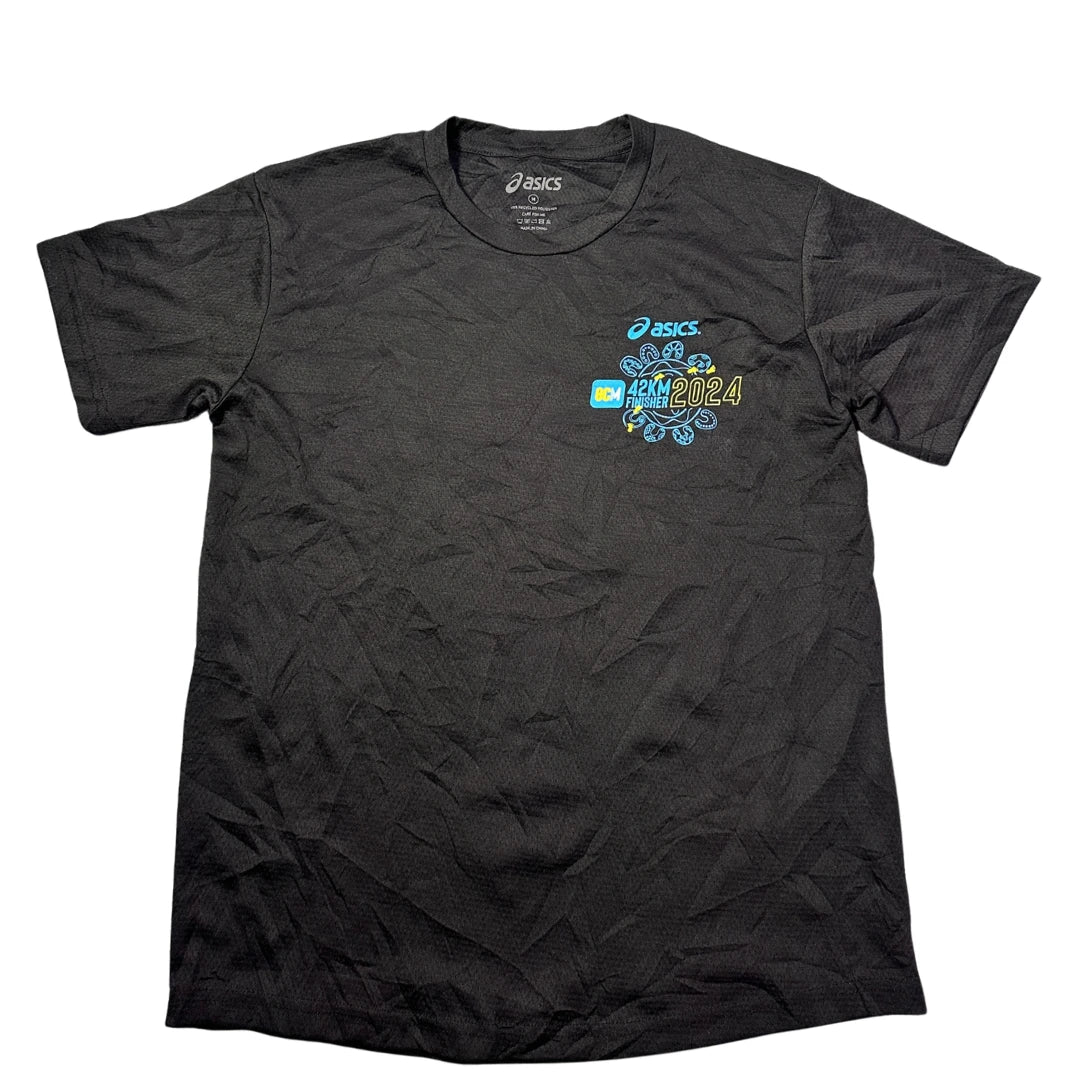 Asics® Black Running T Shirt-M
