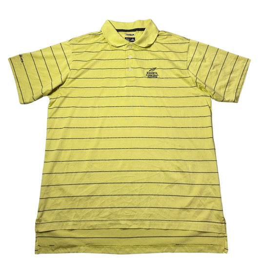 Adidas® Yellow Climacool Polo Shirt-M
