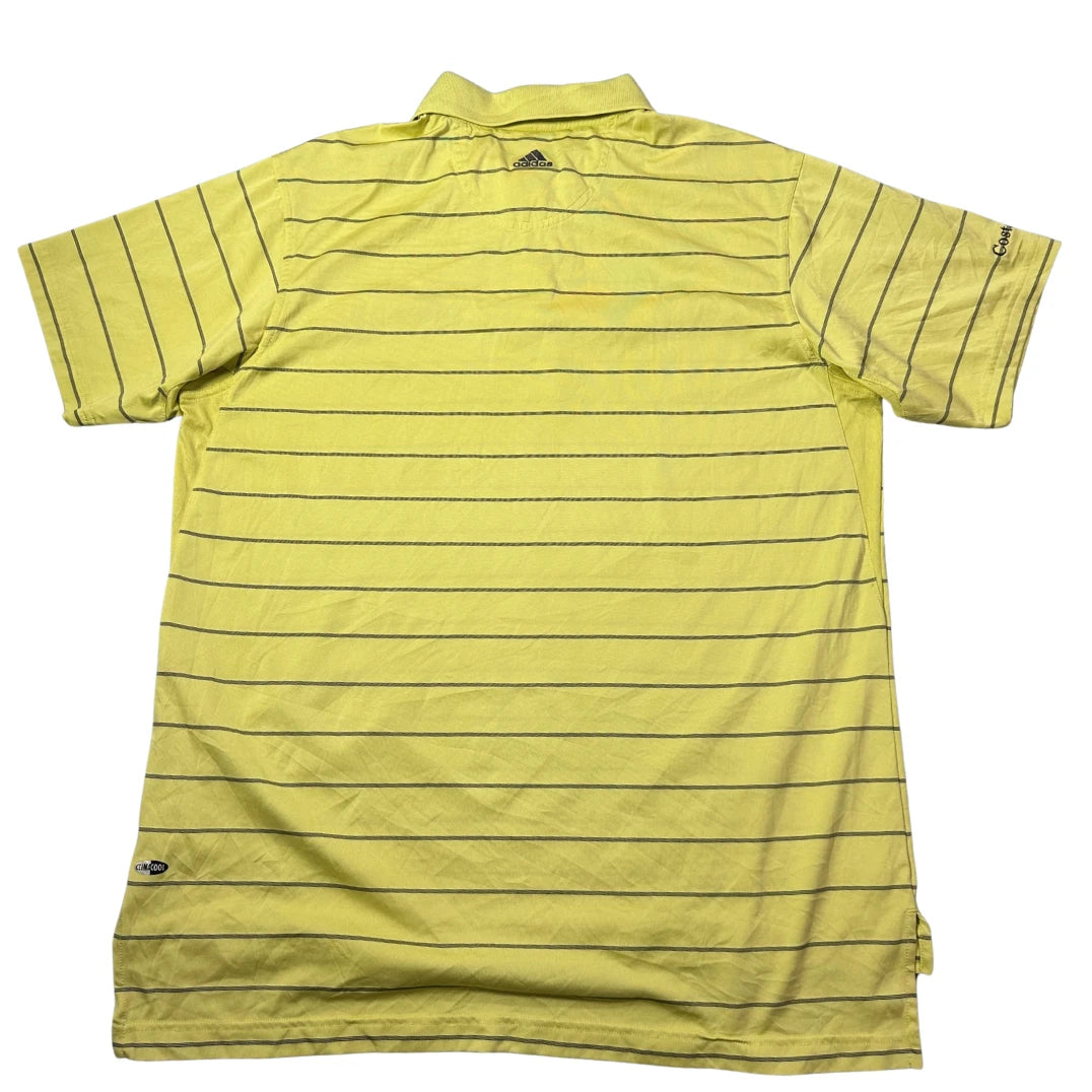 Adidas® Yellow Climacool Polo Shirt-M