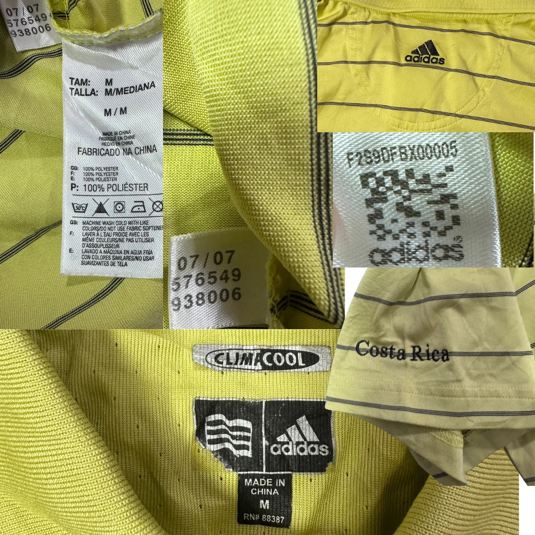 Adidas® Yellow Climacool Polo Shirt-M