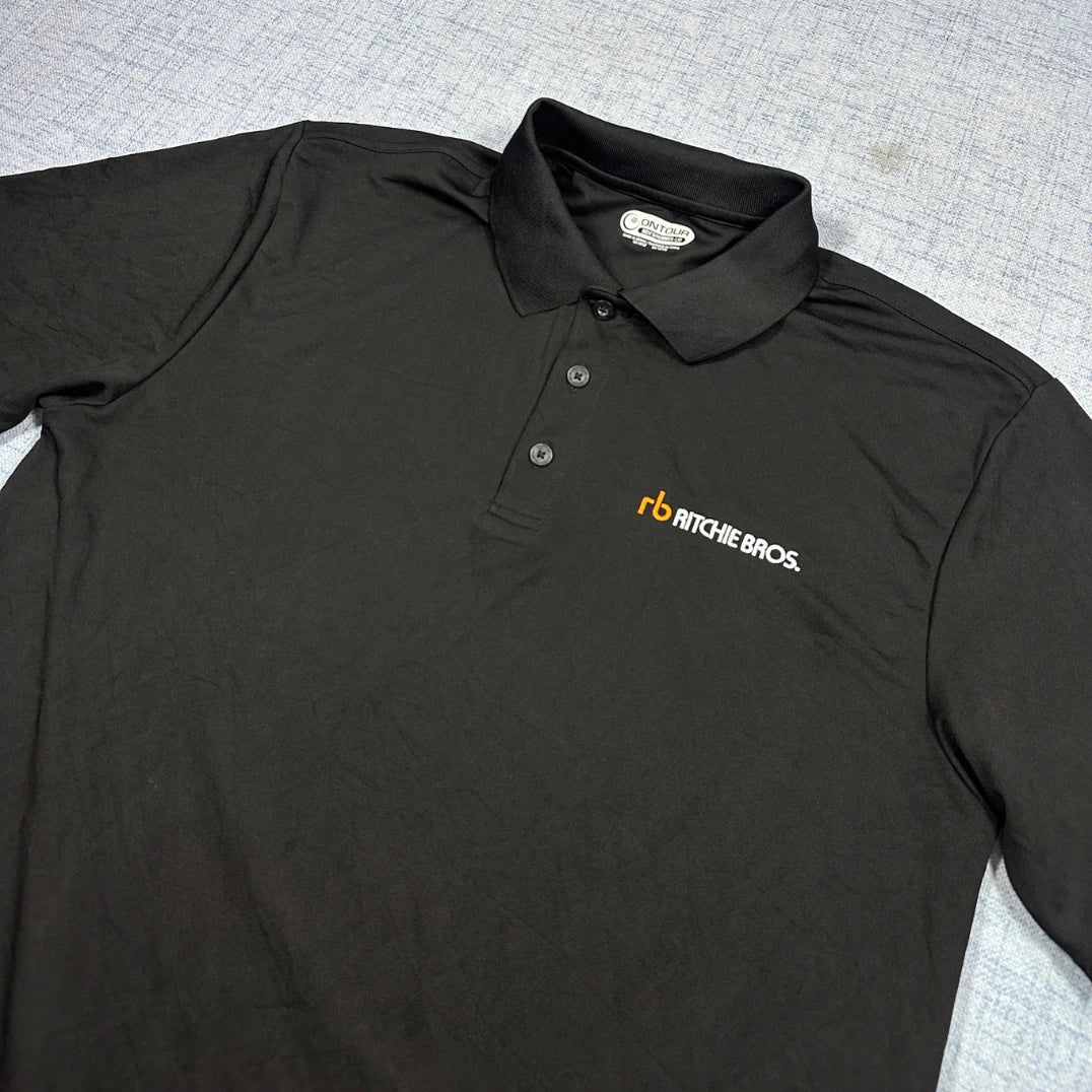 Ontour® Black Polo Shirt Corporate-L
