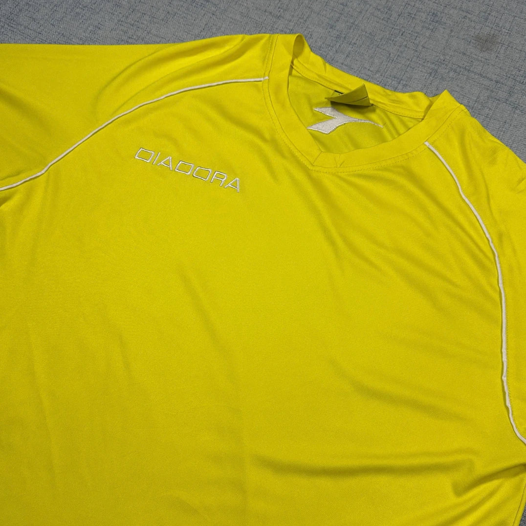 Diadora® Yellow Sports Jersey-L