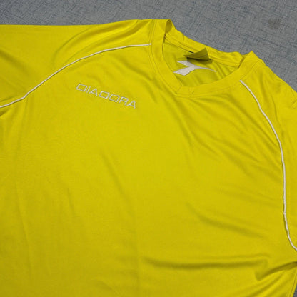 Diadora® Yellow Sports Jersey-L