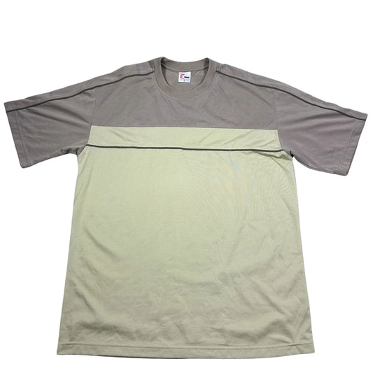 Euro® Beige Colorblock T Shirt-L