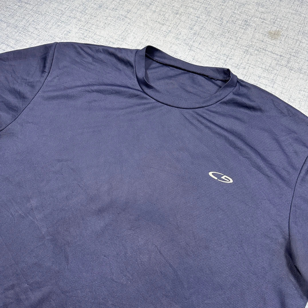 Champion® Navy Duo Dry T Shirt-L