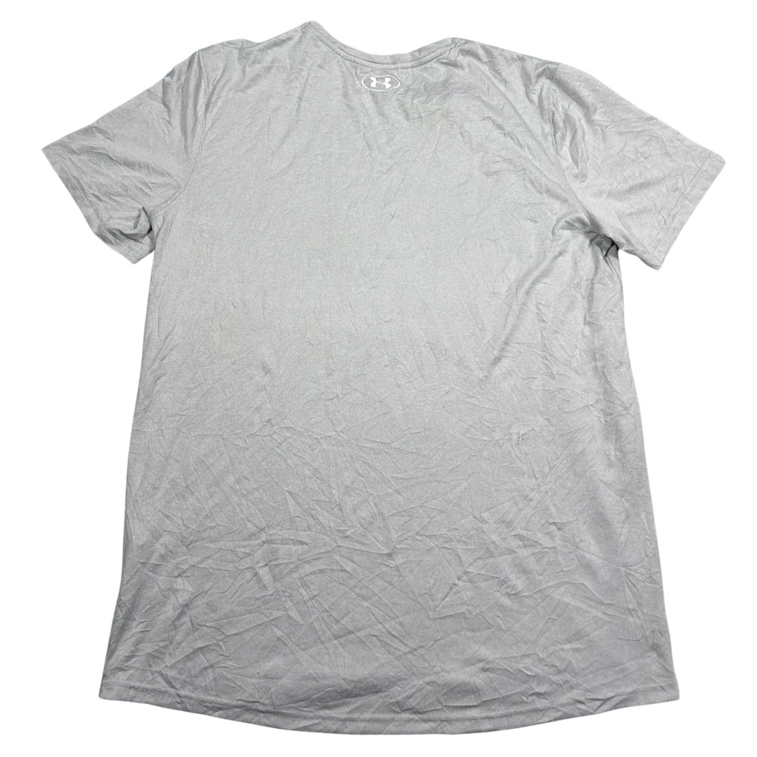 Under Armour® Gray Basketball Training Tee-YXL