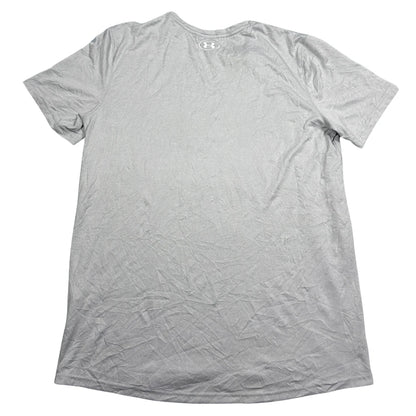 Under Armour® Gray Basketball Training Tee-YXL